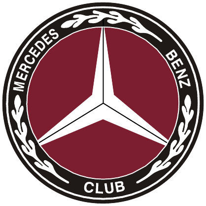 Mercedes-Benz Club White insert Window Sticker