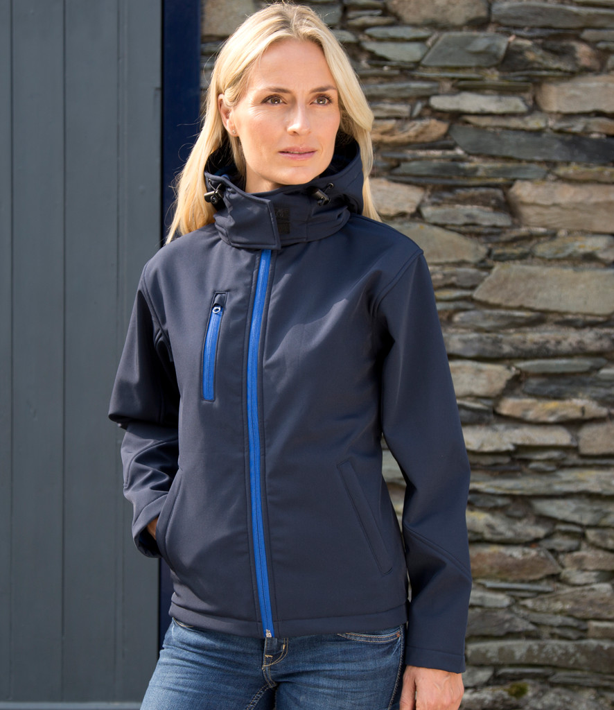Mercedes Benz Club Ladies Hooded soft shell jacket model