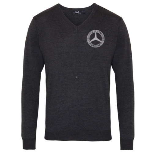 Mercedes-Benz Club Premier Knitted Cotton V Neck Jumper