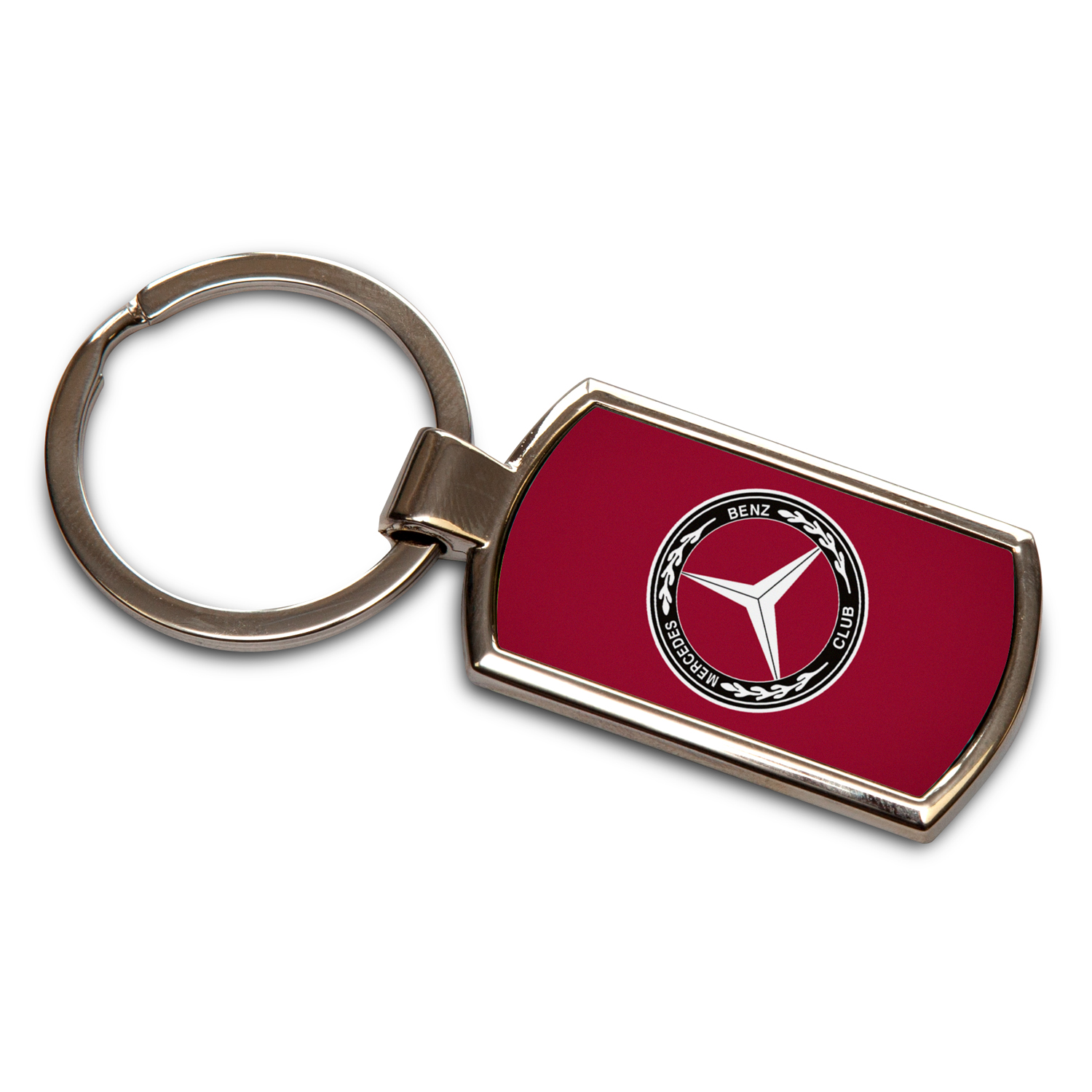 Rectangle metal keyring