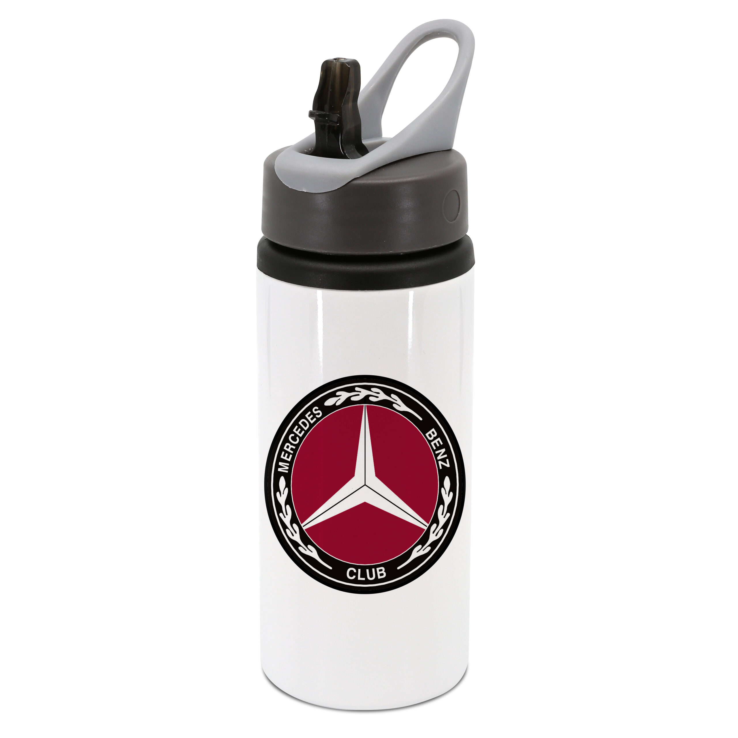 Metal Water bottle with straw